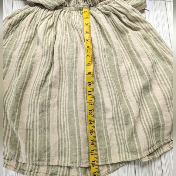 American Eagle Outfitters Striped Mini Dress - Beige and White - Picture 10 of 13